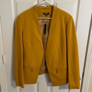 NWT Premise Mustard Yellow Blazer